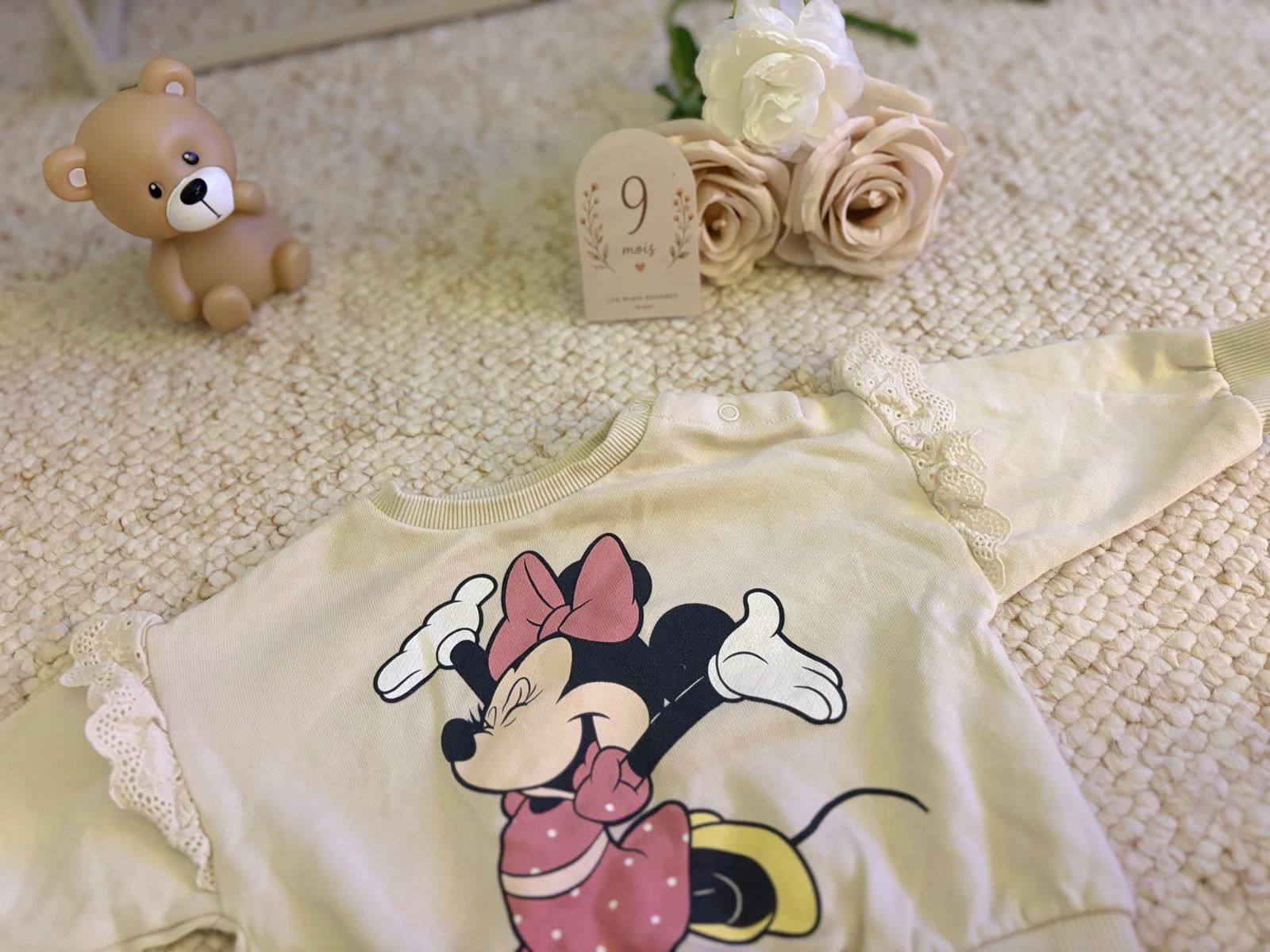 🎀 Trui Minnie – Maat 9 maanden – photo 2